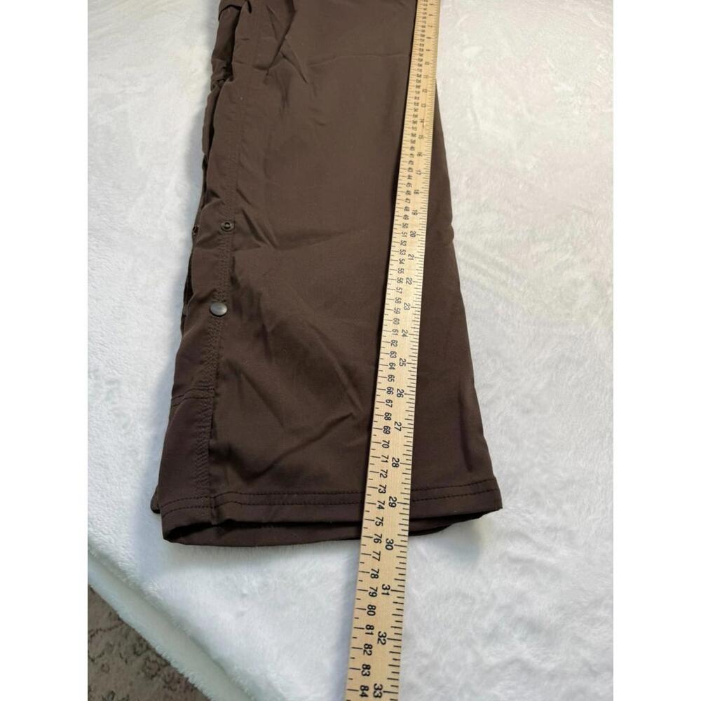 prAna Stretch Zion Cargo Pants Mens 30x30 Belted Brown Hiking Cargo Gorpcore - Picture 5 of 5
